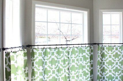 Shower Curtain to Cafe Curtains